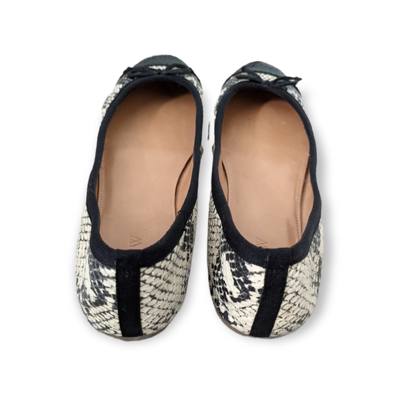 J. Crew Factory Snakeskin Ballet Flats - Picture 4 of 5